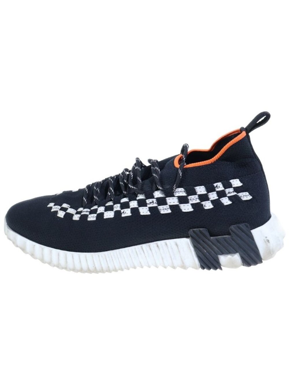 Hermes Flex Slip-on Low-Top Sneakers Black